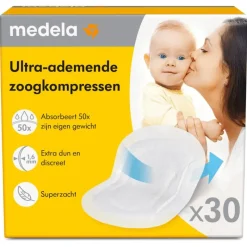 Clearance Medela Ultra-ademende Zoogkompressen 30 stuks
