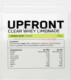 Outlet Upfront clear whey munt 300gr