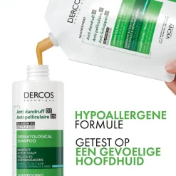 Clearance Vichy Dercos Anti-Roos DS Shampoo NH/VH Navulling 390 ML