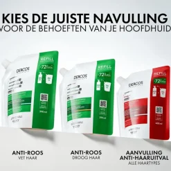 Clearance Vichy Dercos Anti-Roos DS Shampoo NH/VH Navulling 390 ML