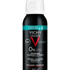 Best Vichy Homme Deodorant Spray Compressed 100 ML