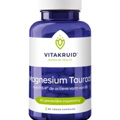 Clearance Vitakruid Magnesium Tauraat met P-5-P® - 90 vegan capsules