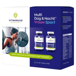Best Vitakruid Multi Dag & Nacht Vrouw Sport 2 x 90 tabletten