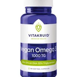 Hot Vitakruid Vegan Omega-3 1000 TG capsules - 60 softgel capsules