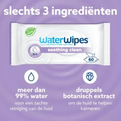 Waterwipes Soothing Clean Billendoekjes 48 stuks