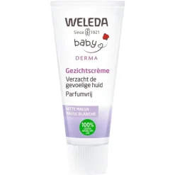 New Weleda Baby Witte Malva Sensitive Gezichtscrème