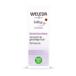 New Weleda Baby Witte Malva Sensitive Gezichtscrème