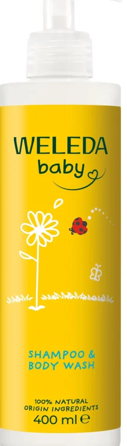 New Weleda Calendula Shampoo & Douchecreme 400 ml