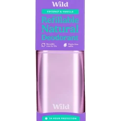 Wild Cosmetics Limited Wild Purple Case Coconut & Vanilla Starterpack Deodorant Stick 40 gram