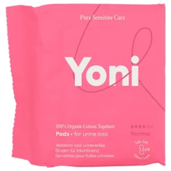 New Yoni Verband Urineverlies Normal Bio Katoenen Toplaag 12 stuks
