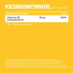 Clearance Yummygums Yummygum Vitamine D3 Suikervrij 60 stuks