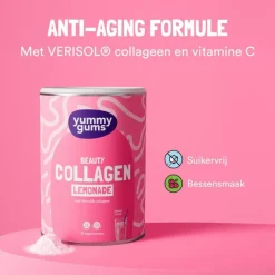 Hot Yummygums Collagen Lemonade Suikervrij 240 GR