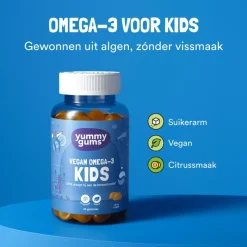 Discount Yummygums Kids Vegan Omega-3 Suikerarm 45 stuks