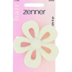 Sale Zenner Haarklem Bloem Mat Wit