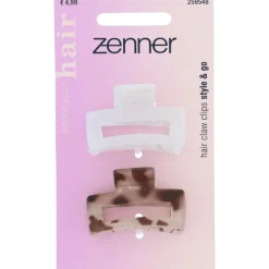 New Zenner Haarklem Gebroken Wit/Bruin 2X