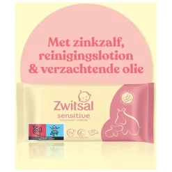 Clearance Zwitsal Sensitive Billendoekjes Voordeelverpakking 15 x 57 Billendoekjes