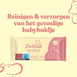 Clearance Zwitsal Sensitive Billendoekjes Voordeelverpakking 15 x 57 Billendoekjes