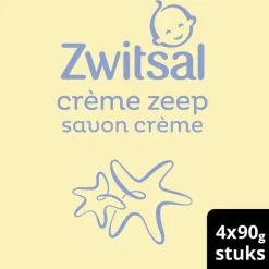 Best Zwitsal Crème Zeep 4-pack 360 GR